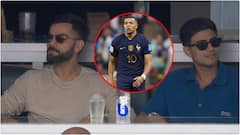 FIFA वर्ल्ड कप में किलियन एम्बाप्पे का मैच देखने पहुंचे विराट कोहली और शुभमन गिल! तस्वीर वायरल