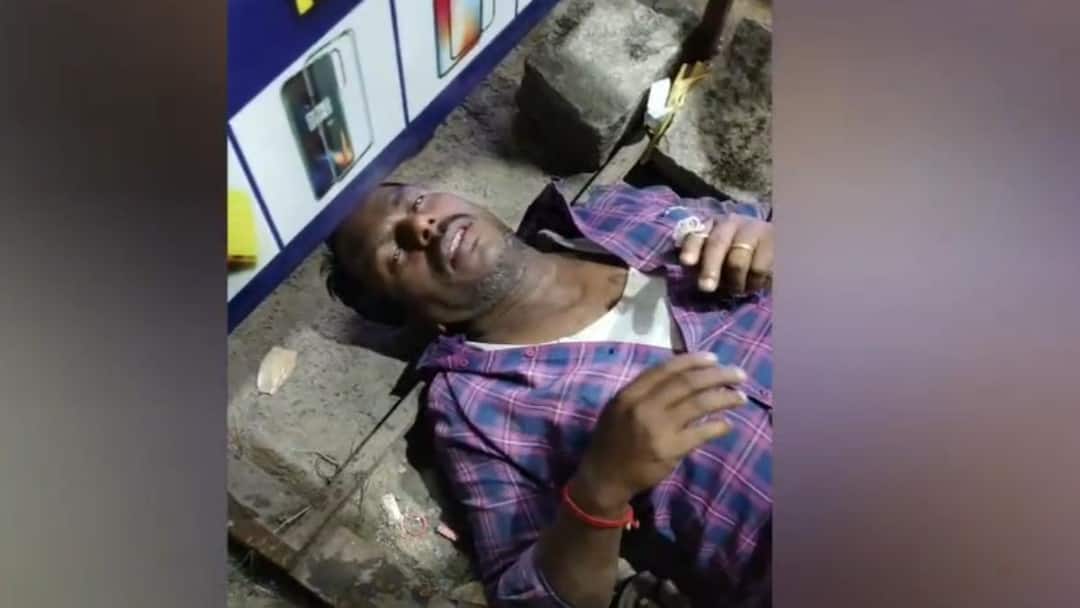 மகளிடம் அத்துமீறிய போதை ஆசாமியை நடுத்தெருவில் வச்சு வெளுத்த தாய்