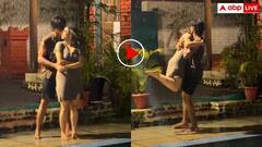 पूल किनारे कपल ने लगाया रोमांस का तड़का, Rain Dance ने लूटा इंटरनेट- वीडियो वायरल