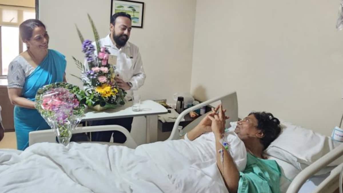 Rajesh Sharma's First Photo Since Hospitalisation Surfaces As Bengal Minister Indranil Khan Visits Actor