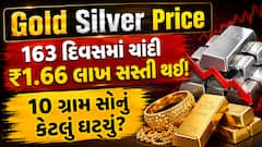 Gold Silver Price: 163 દિવસમાં ચાંદી ₹1.66 લાખ સસ્તી થઈ! જાણો 10 ગ્રામ સોનું કેટલું ઘટ્યું?