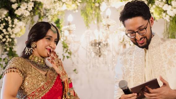 Ikka Actor Akansha Ranjan Marries Director Sharan Sharma; Shares Adorable Photos