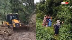 मसूरी: भारी बारिश से खेतवाला गांव का संपर्क कटा, महिलाओं ने झाड़ियों को काटकर बनाया रास्ता