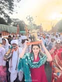 Prajakta Gaikwad: भाळी टिळा, डोक्यावर तुळशी वृंदावन; 'स्वराज्यरक्षक संभाजी' फेम अभिनेत्री पोहोचली वारीत, PHOTO's वर कौतुकाचा वर्षाव
