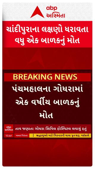 Panchmahal News : પંચમહાલમાં ચાંદીપુરાના લક્ષણો ધરાવતા બાળકનું મોત