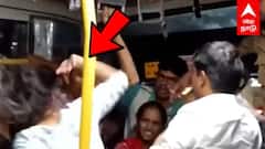 Karnataka govt bus | GOVT BUS-ல் அத்துமீறிய நபர்! கண்ணம் சிவக்க பளார் பளார்! பொளந்தெடுத்த இளம்பெண்