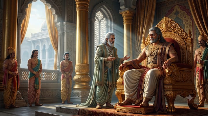 Vidur told Dhritarashtra that a ruler who sees only his own profit ultimately loses both the kingdom and his honour. Justice, equality and welfare of the people are the hallmarks of good leadership. A decision taken out of selfishness always leads to trouble.