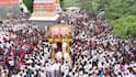 गहिनीनाथांच्या पालखीचे पंढरपूरच्या दिशेमं प्रस्थान, हजारो वारकरी सहभागी