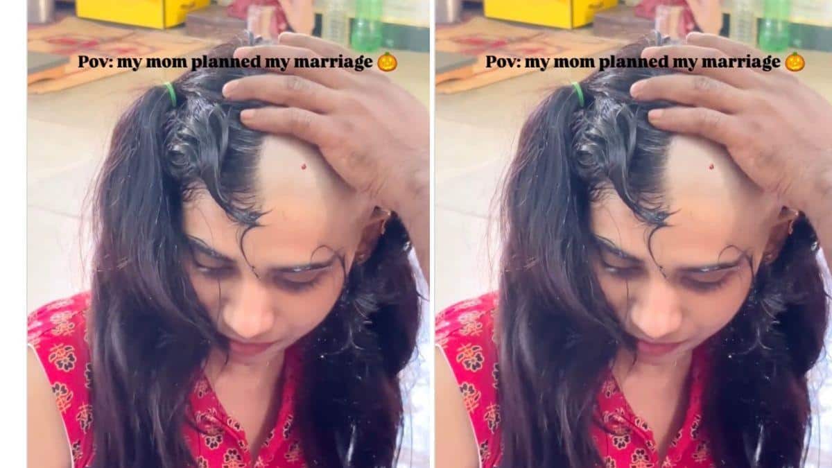 Woman Shaves Her Head As Marriage Gets Fixed, Viral Video Sparks Debate