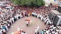गहिनीनाथांच्या पालखीचे पंढरपूरच्या दिशेमं प्रस्थान, हजारो वारकरी सहभागी