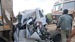 Nashik Accident News: ब्रेक फेल झालेल्या ट्रकची इकोला धडक; कारचा चक्काचूर, 4 जणांचा मृत्यू, नाशिकच्या सावळघाटातील घटना