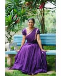Anshu Reddy: హాఫ్ శారీలో 'ఇల్లు ఇల్లాలు పిల్లలు' నర్మద... అన్షు రెడ్డి లేటెస్ట్ ఫోటోలు చూశారా?
