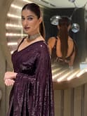 Raai Laxmi Photo: પર્પલ સાડીમાં ગોર્જિયસ લાગી રાય લક્ષ્મી, જુઓ સુંદર તસવીરો