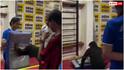 Twitter viral video: Men will be Men! पंचिंग बैग खड़ी थी लड़की तो किक में नहीं दिखा दम, लड़का आया तो...