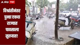 विश्रांतीनंतर पुन्हा एकदा पावसाला सुरुवात, राज्याच्या 'या' भागात मुसळधार पाऊस, शेतकऱ्यांना मोठा दिलासा