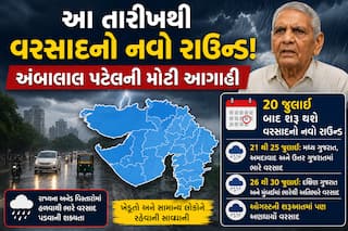Ambalal Patel: ગુજરાતમાં આ તારીખથી વરસાદનો નવો રાઉન્ડ! અંબાલાલ પટેલની મોટી આગાહી