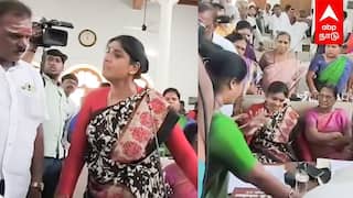காங்., கவுன்சிலர் புடவையை இழுத்த திமுக கவுன்சிலர்கள்! வெளியான பகீர் வீடியோ!