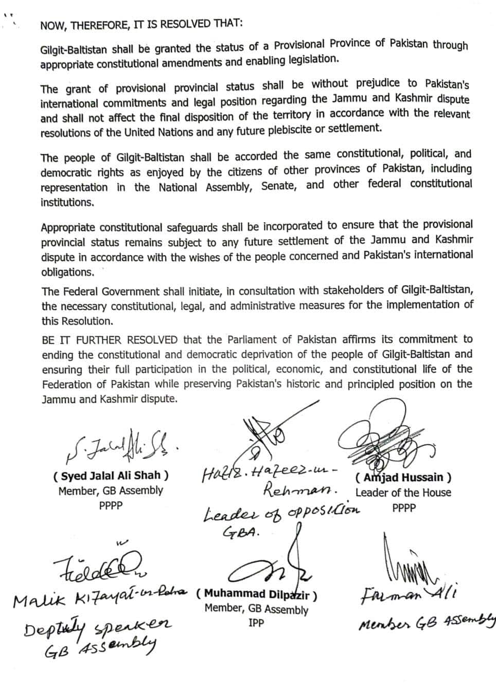 Pakistan Assembly In Gilgit-Baltistan Passes Resolution Seeking 'Fifth Province' Status Amid Turmoil In PoK