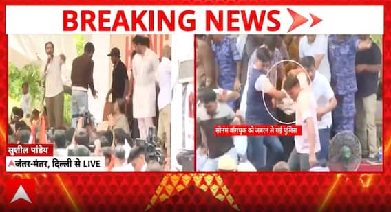 LATEST UPDATE: Wangchuk Protest Continues At Jantar Mantar As Supporters Gather After Hospital Shift