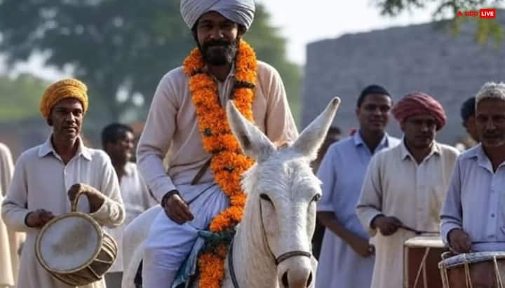 रूठे मानसून को मनाने के लिए एमपी में लोगों को गधे पर बैठाकर श्मशान में बुवाई कराई जाती है. लोक मान्यता के अनुसार इससे अच्छी बारिश होती है.