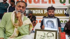 संसद मार्च की तैयारियों के बीच योगेंद्र यादव ने दिलाई पांच शपथ, सामने आया वीडियो