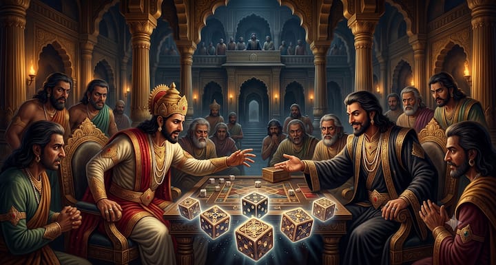 Despite consecutive defeats, Yudhishthir made the next bet instead of ending the game. Shakuni kept instigating him again and again for new bets. Not greed, but the hope of getting back the victory could not stop them. This hope became the biggest trap for him.