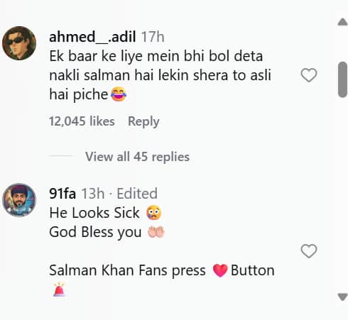 Fans got upset after seeing Samlan Khan's latest appearance, worried about his health