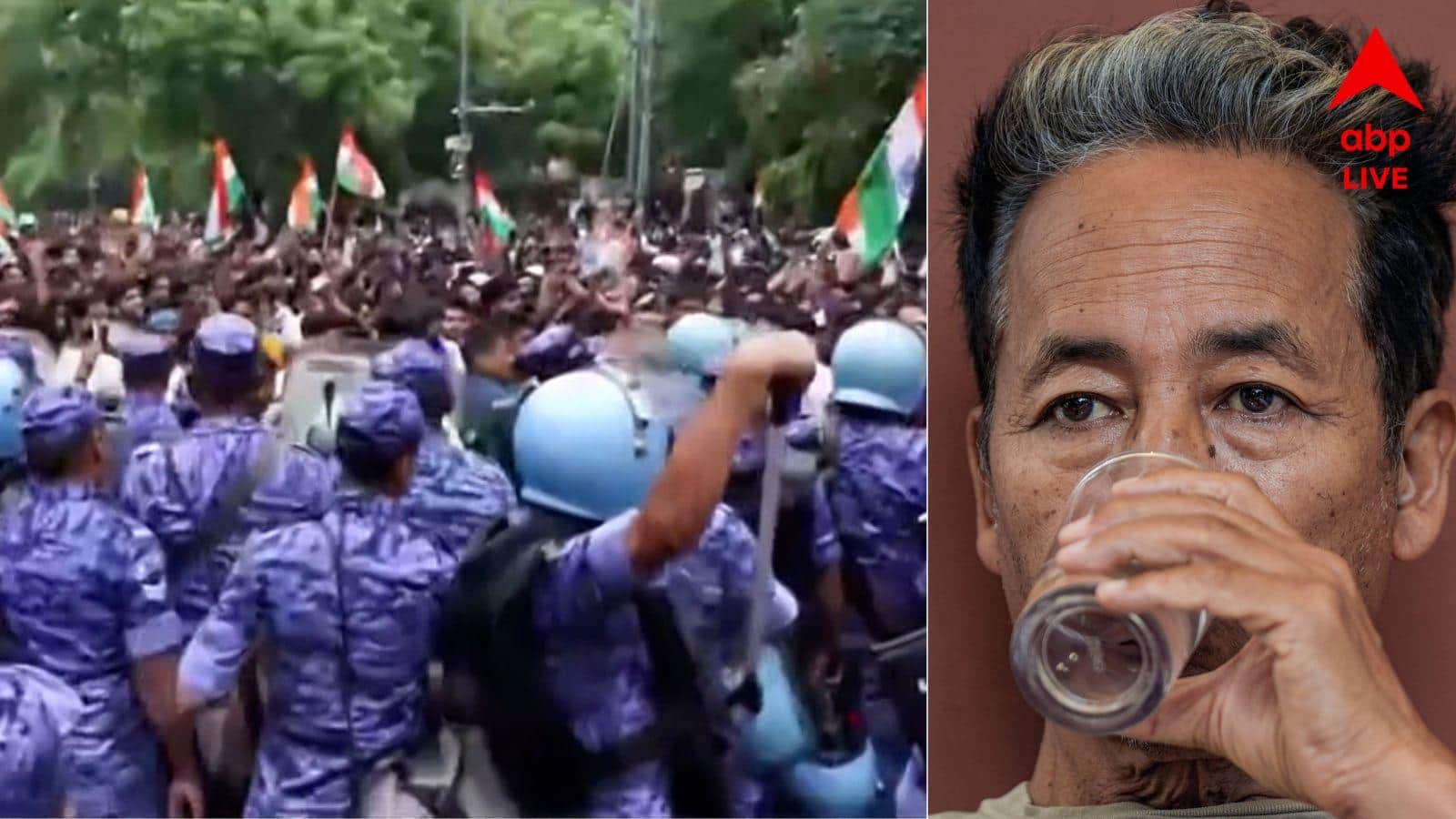 Sonam Wangchuk: দিল্লিতে সংসদ ভবন অভিযান শুরুর আগেই লাঠিচার্জ, অভিযানকারীদের ছত্রভঙ্গ করল পুলিশ