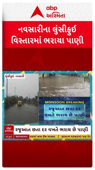 Navsari Rain : નવસારીના લુંસીકુઈ વિસ્તારમાં ભરાયા પાણી