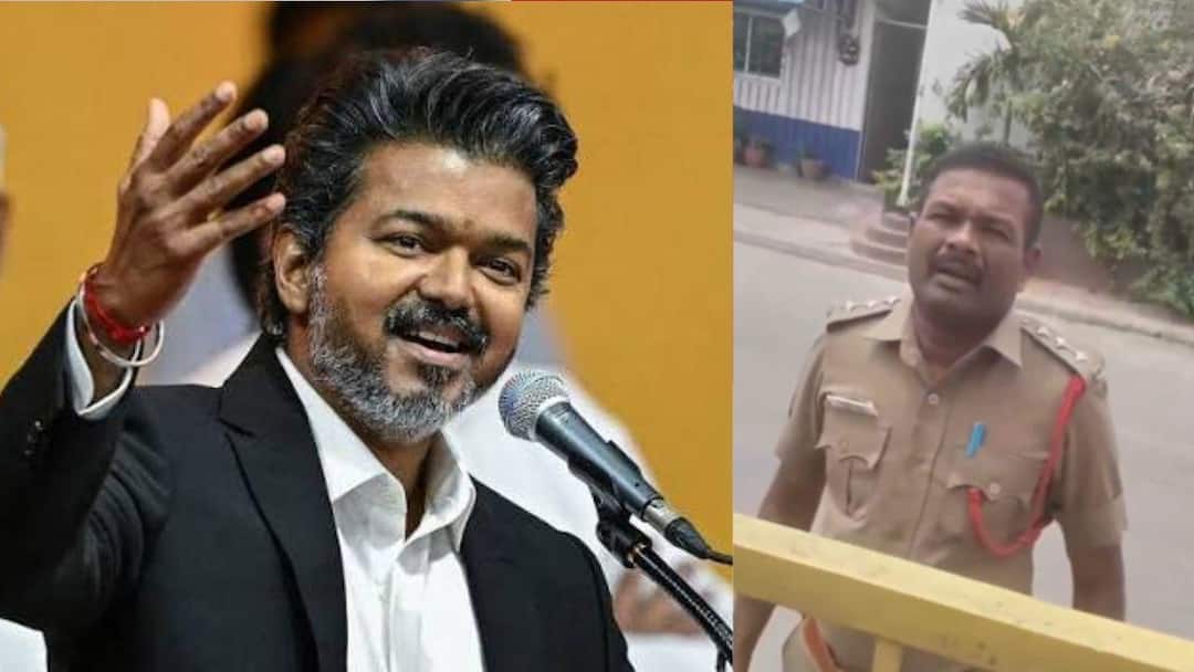 விஜய்கிட்ட சொல்லட்டா.. பணம் கேட்ட காவலரை மிரட்டிய வடமாநில லாரி ஓட்டுநர்!