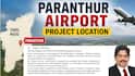 Parandur Airport :  ’பரந்தூர் விமான நிலைய இடம்’  திமுக எழுப்பிய கேள்வியால் வெளியான உண்மை..!