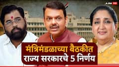 राज्य मंत्रिमंडळाच्या बैठकीत पाच मोठे निर्णय, पुण्यातील जमिनींबाबत महत्त्वाचे धोरण ते लोक आयुक्त कार्यालयातील 143 पदांच्या सुधारित आकृतीबंधास मान्यता