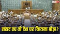 संसद की कार्यवाही स्थगित होने पर सरकार का कितना नुकसान, जानिए हर मिनट कितना पड़ता है भार?