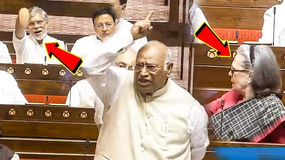 Mallikarjun Kharge | சம்பவம் செய்த கார்கே! சைகை காட்டிய சோனியா! ”ஏய் உட்காரு.. உட்காரு”