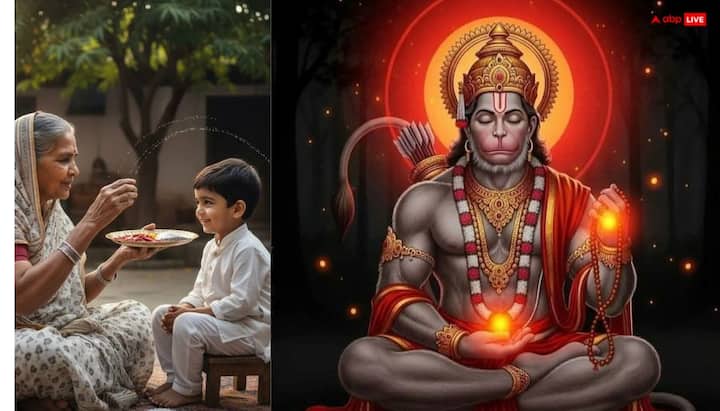 नजर उतारने समय अक्सर- संकट कटै मिटै सब पीरा, जो सुमिरै हनुमत बलबीरा या फिर नासे रोग हरे सब पीरा जपत निरंतर हनुमत वीरा. ये मंत्र बोला जाता है. ये हनुमान चालीसा की चौपाई हैं.