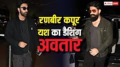 एयरपोर्ट पर दिखा 'राम' और 'रावण' का स्वैग, रणबीर कपूर-यश के डैशिंग अंदाज ने खींचा ध्यान