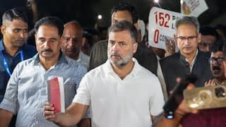 'Students Are Not Alone': Rahul Gandhi, INDIA Bloc Leaders Protest At Gandhi Smriti