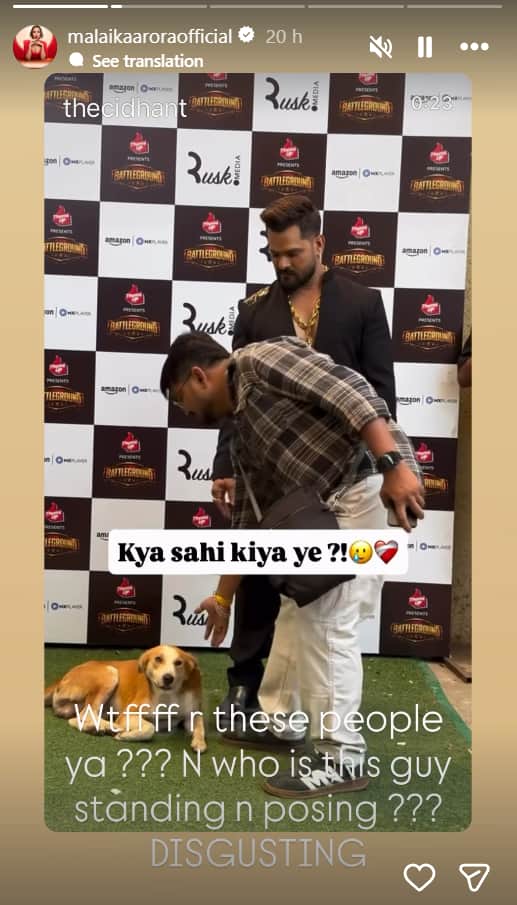 Who is this idiot?', Malaika Arora got angry at Khesari Lal Yadav, vented her anger on viral video with dog