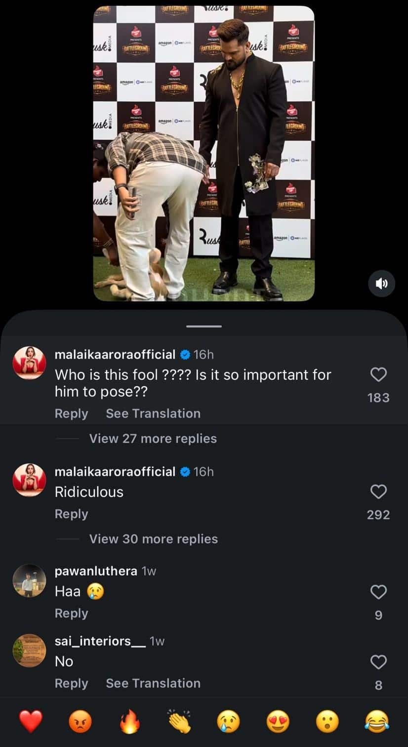 Who is this idiot?', Malaika Arora got angry at Khesari Lal Yadav, vented her anger on viral video with dog