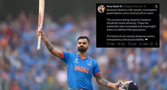 विराट कोहलीने जंतरमंतरवर विद्यार्थ्यांच्या आंदोलनाबाबत काही ट्विट केले आहे का, जाणून घ्या सत्य