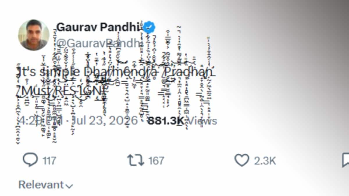 Fact Check: No, X Is Not Censoring 'Dharmendra Pradhan'; It's A Unicode Text Effect Anyone Can Use