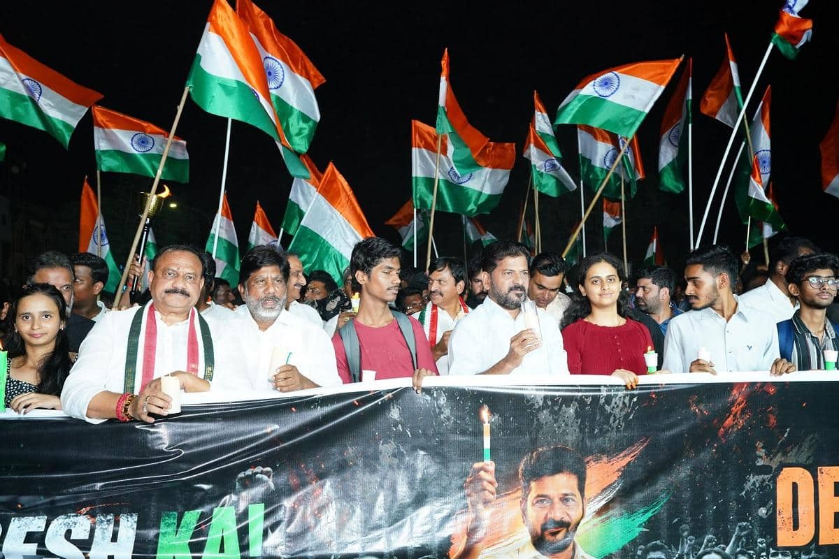Revanth Reddy: ఇది జెన్-జీ విజయం.. క్రెడిట్ కాంగ్రెస్ ఖాతాలో వేసుకోదు: క్యాండిల్ ర్యాలీలో సీఎం రేవంత్ రెడ్డి