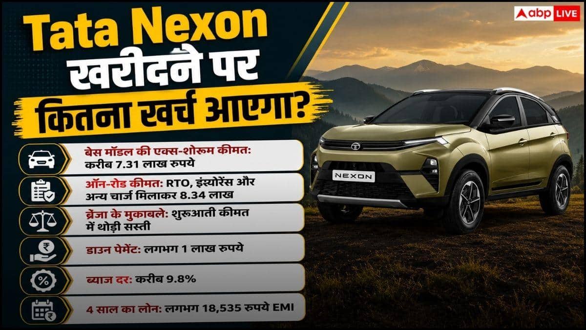 Nexon या Brezza, 1 लाख की डाउन पेमेंट के बाद किसकी EMI सस्ती?