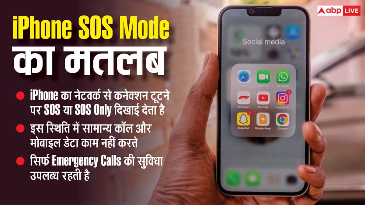 बार-बार SOS Mode में जा रहा है iPhone? जानिए कैसे करें ठीक