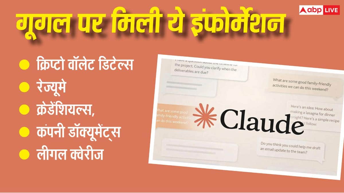 गूगल पर दिख रही है Claude से हुई बातचीत, क्या बड़ी गड़बड़ हो गई?
