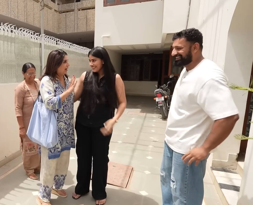Farah Khan has shared a new vlog on her YouTube channel. In which it was seen that she had reached Rajat Dalal's house.
