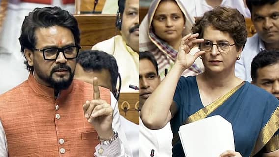 Priyanka Gandhi, Anurag Thakur Clash Over 'Cow Urine Expert' Remark In Lok Sabha