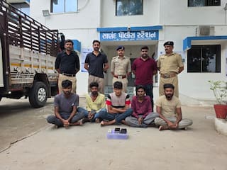 ઉમીયાધામ મંદિર ચોરીનો ભેદ ગણતરીના દિવસોમાં ઉકેલાયો, સાણંદ પોલીસે 5 આરોપી મુદ્દામાલ સાથે ઝડપ્યા 