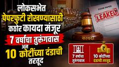 लोकसभेत पेपरफुटी रोखण्यासाठी कठोर कायदा मंजूर, 7 वर्षांचा तुरुंगवास अन् १० कोटींच्या दंडाची तरतूद