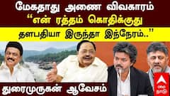 “இனியும் தாமதித்தால் டெல்டா பாலைவனமாகும்” - மேகதாது விவகாரத்தில் சிஎம் விஜய்க்கு துரைமுருகன் கொடுத்த எச்சரிக்கை